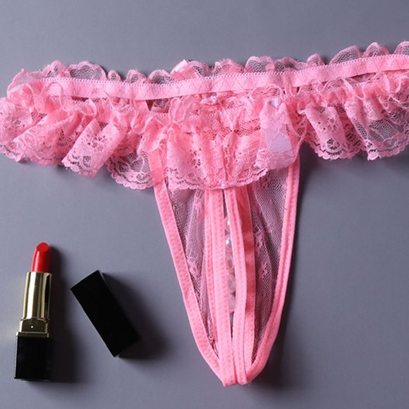 sexy beaded open crotch g-string - Picture 4 of 4